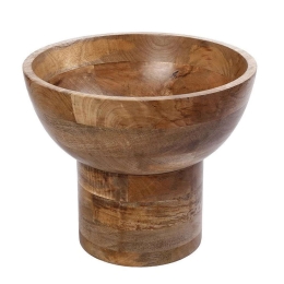 Διακοσμητικό Μπωλ GPA104 Φ27,94x24,13cm Natural Espiel Ξύλο