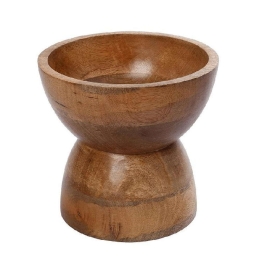 Διακοσμητικό Μπωλ GPA105 Φ20,32x19,68cm Natural Espiel Ξύλο