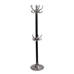 Καλόγερος FLA328 40x40x180cm Silver-Black Espiel Αλουμίνιο