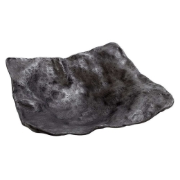 Πιατέλα Διακοσμητική Τετράγωνη DEP112 37,5x37,5cm Grey Espiel Αλουμίνιο