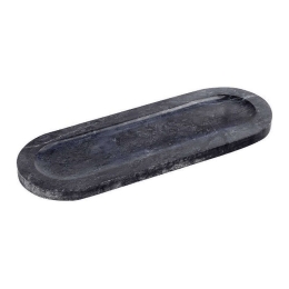 Πλατώ Σερβιρίσματος FAV230 20x7x1cm Black Espiel Μάρμαρο