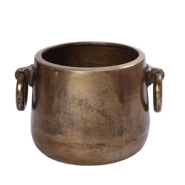 Σαμπανιέρα Με Λαβές FLA315 31x25x20cm Bronze Espiel Αλουμίνιο