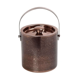 Παγοδοχείο Με Καπάκι LMC102 1,75Lt 15x18cm Bronze Espiel Ανοξείδωτο Ατσάλι