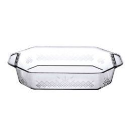 Πυρίμαχο Σκεύος Ορθογώνιο Borcam SP59974G1 36,1x21x6,4cm Clear Espiel Γυαλί