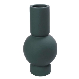 Βάζο Κεραμικό KLA305K1 17,5x35,5cm Dark Green Espiel Κεραμικό
