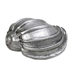 Διακοσμητικό Κοχύλι MT2734K6 7x4,2x3cm Silver Espiel Πολυρεσίνη