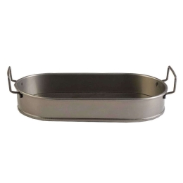 Δίσκος Σερβιρίσματος Οβάλ TEM206 32x15x5cm Olive Espiel Μέταλλο