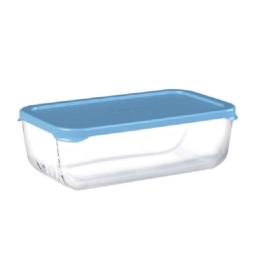 Δοχείο Φαγητού SP530743K12 10,5x15,8x6,25cm 780ml Clear-Blue Espiel Πλαστικό, Γυαλί