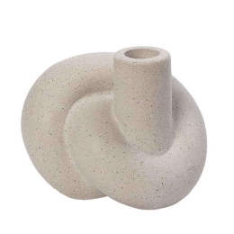 Κηροπήγιο Κεραμικό KLA330K4 10,5x11cm White Espiel Κεραμικό