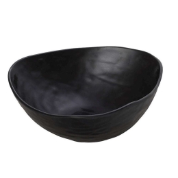 Μπωλ Τρίγωνο Wavy Matte MLB3207K12-6 25x25,5x9cm Black Espiel Μελαμίνη