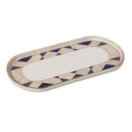 Πιατέλα Σερβιρίσματος Οβάλ Lisbon ROV144K2 22,2x10,9cm Multi Espiel Κεραμικό