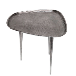 Τραπεζάκι Βοηθητικό Οβάλ DUG210 56cm Silver Espiel