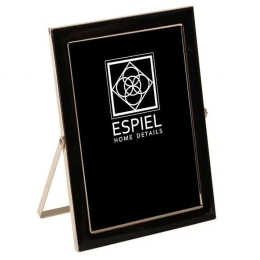 Κορνίζα FAM610 13x18cm Gold-Black Espiel Μέταλλο