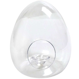 Διακοσμητική Γυάλα Αυγό ORT268 24x24x26cm Clear Espiel Γυαλί