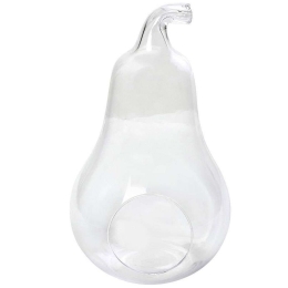 Διακοσμητικό Αχλάδι ORT251 22x22x35cm Clear Espiel Γυαλί