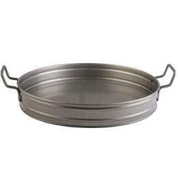 Δίσκος Σερβιρίσματος Στρογγυλός TEM202 Φ46x38x6,5cm Olive Espiel Μέταλλο