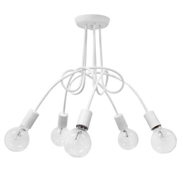Φωτιστικό Οροφής NO PLEX/5L 01-0229 White Μέταλλο