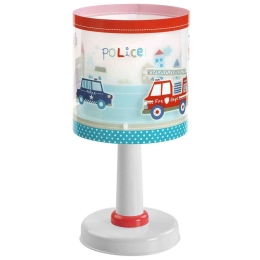 Φωτιστικό Κομοδίνου Police 60611 Red-Blue Ango Πολυπροπυλένιο