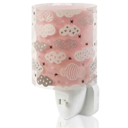 Πρίζα Νυκτός Led Clouds 41415 S Pink Ango Πολυπροπυλένιο