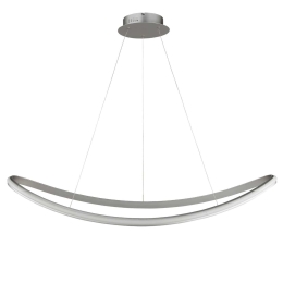Φωτιστικό Οροφής Sinuo/120 SO Silver Ondaluce Μέταλλο