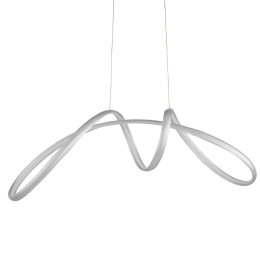 Φωτιστικό Οροφής Lumen/110 SO Silver  Ondaluce Μέταλλο
