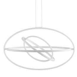 Φωτιστικό Οροφής O'ring/3 SO Silver Ondaluce Μέταλλο