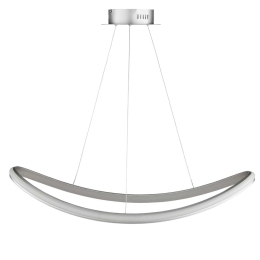 Φωτιστικό Οροφής Sinuo/86 SO Silver Ondaluce Μέταλλο