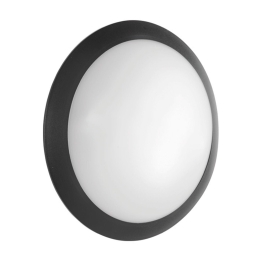 Φωτιστικό Οροφής Base/Nero PL Black Ondaluce Πλαστικό