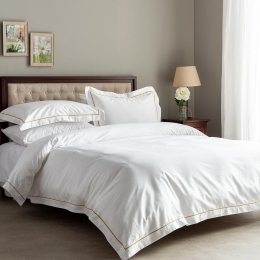 Μαξιλαροθήκες Σετ 2τμχ Iro-SP White-Gold Vesta Home 55X75 55x75cm 100% Βαμβάκι