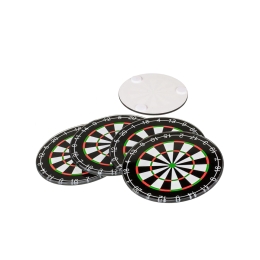 Γυάλινα Σουβέρ, Στόχος Βελάκια, D: ca. 10 cm, set of 4