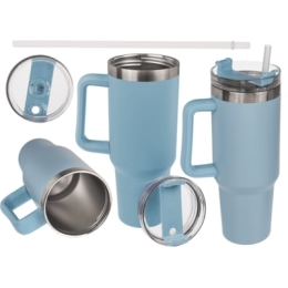 XXL Thermo κούπα, από ανοξείδωτο ατσάλι, μπλε, 1,2 λίτρα