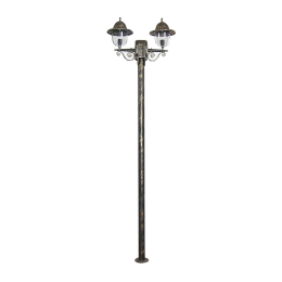 Φωτιστικό Δαπέδου Lp-800EB 2/L Bronze 23-0023 200 cm