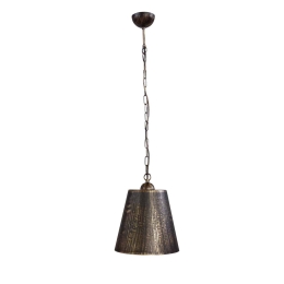 Φωτιστικό Οροφής Μονόφωτο FUN-03 31-0750 Bronze PVC