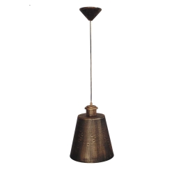Φωτιστικό Οροφής Μονόφωτο FUN-03 31-0013 Bronze PVC