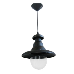 Φωτιστικό Οροφής Μονόφωτο FLP-100K 26-0024 Black PVC