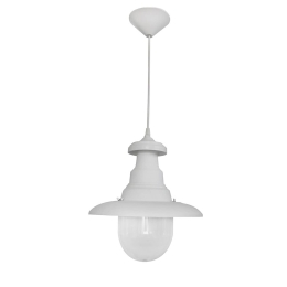 Φωτιστικό Οροφής Μονόφωτο FLP-100K 26-0023 White PVC