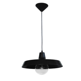 Φωτιστικό Οροφής Μονόφωτο US-GAS  31-0094 Black PVC