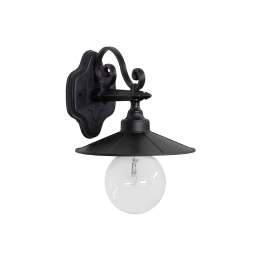Φωτιστικό Τοίχου Μονόφωτο  LP-150AK  07-1210  Black PVC