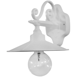 Φωτιστικό Τοίχου  Μονόφωτο LP-150AK 07-1237 White PVC