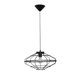Φωτιστικό Οροφής Μονόφωτο US-FACTORY NET 31-0632 Black Μέταλλο