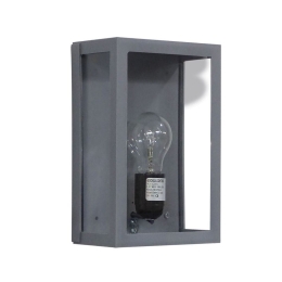 Φωτιστικό Τοίχου 13-0110 SLp-60A Grey Πλαστικό