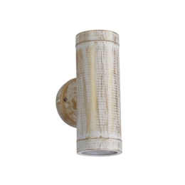 Φωτιστικό Σποτ C-02 2/L Up-Down 15-0203 16x9x6cm White-Gold Heronia