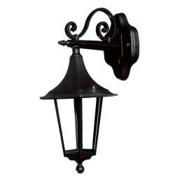 Φωτιστικό Τοίχου-Απλίκα 07-0092 46x26,5x20,5cm IP44 Black Heronia