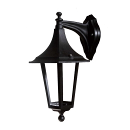 Φωτιστικό Τοίχου-Απλίκα 07-1040 39,5x22,5x20,5cm E27 10W Led IP44 Black Heronia