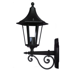 Φωτιστικό Τοίχου-Απλίκα 07-1073 46x26,5x20,5cm E27 10W Led IP44 Black Heronia