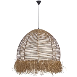 Φωτιστικό Οροφής Brazil-D 31-1298 1/Φ Φ80cm 160cm Bamboo Natural Heronia