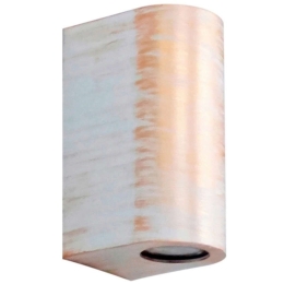 Φωτιστικό Οροφής - Σποτ C-032 15-0221 Round Up-Down 2xGU10 Led 10,2x7,5x16,5cm White-Bronze Heronia