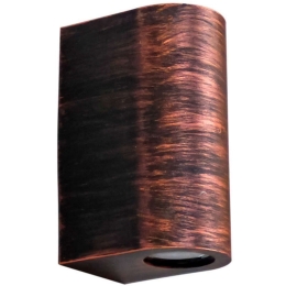 Φωτιστικό Οροφής - Σποτ C-032 15-0219 Round Up-Down 2xGU10 Led 10,2x7,5x16,5cm Copper Heronia