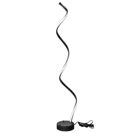 Φωτιστικό Δαπέδου Cobra 01-0329 Led Φ20 110cm Black Heronia