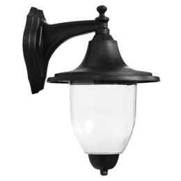 Φωτιστικό Τοίχου - Απλίκα Modern Down 07-1407 LP-961AN E/27 Max 10w Led 23x19,5x31cm Black Heronia